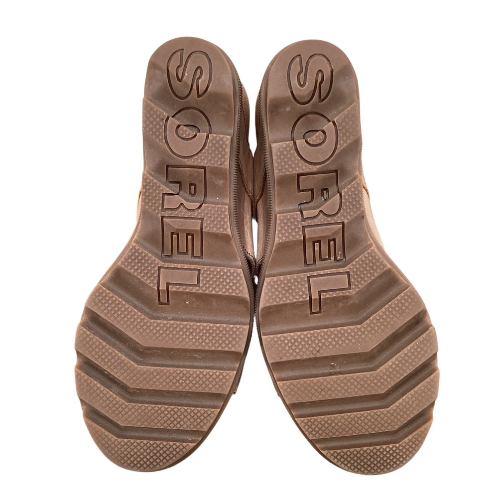 Sorel Sandals Size 7 Brown Wedge Heel Platform Slingback Ankle Strappy Open Toe - Picture 7 of 8